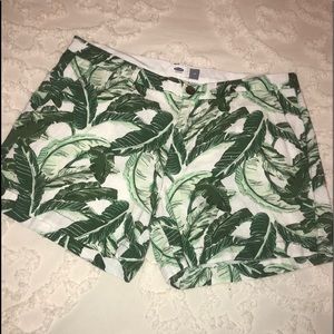 Old Navy tropical print shorts